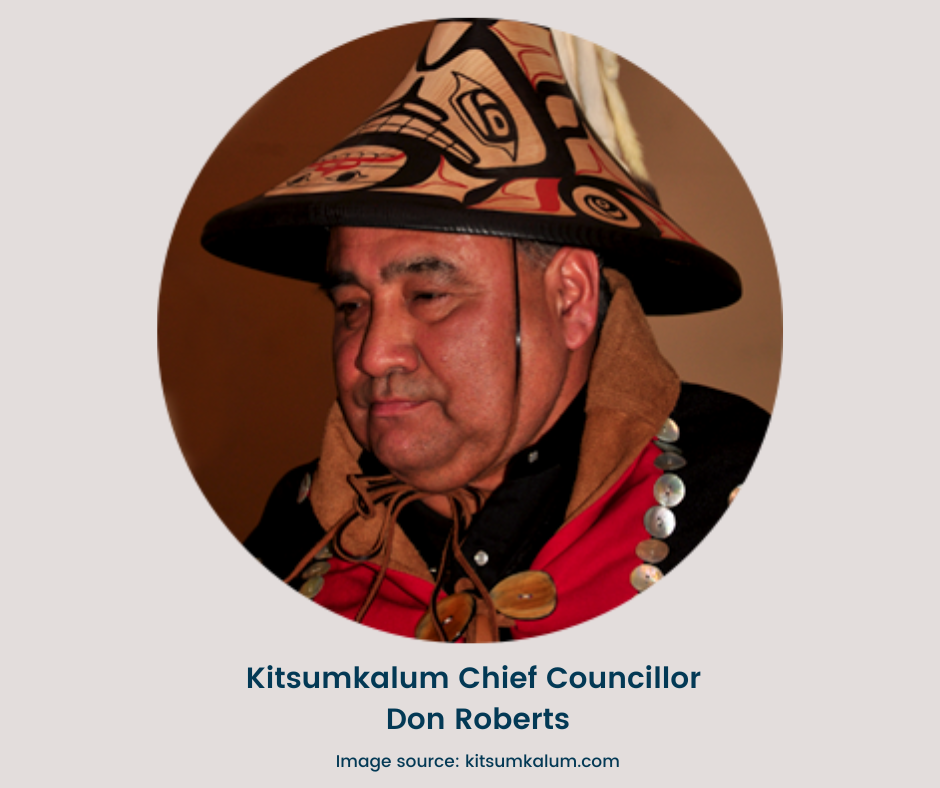 Kitsumkalum Chief Don Roberts headshot