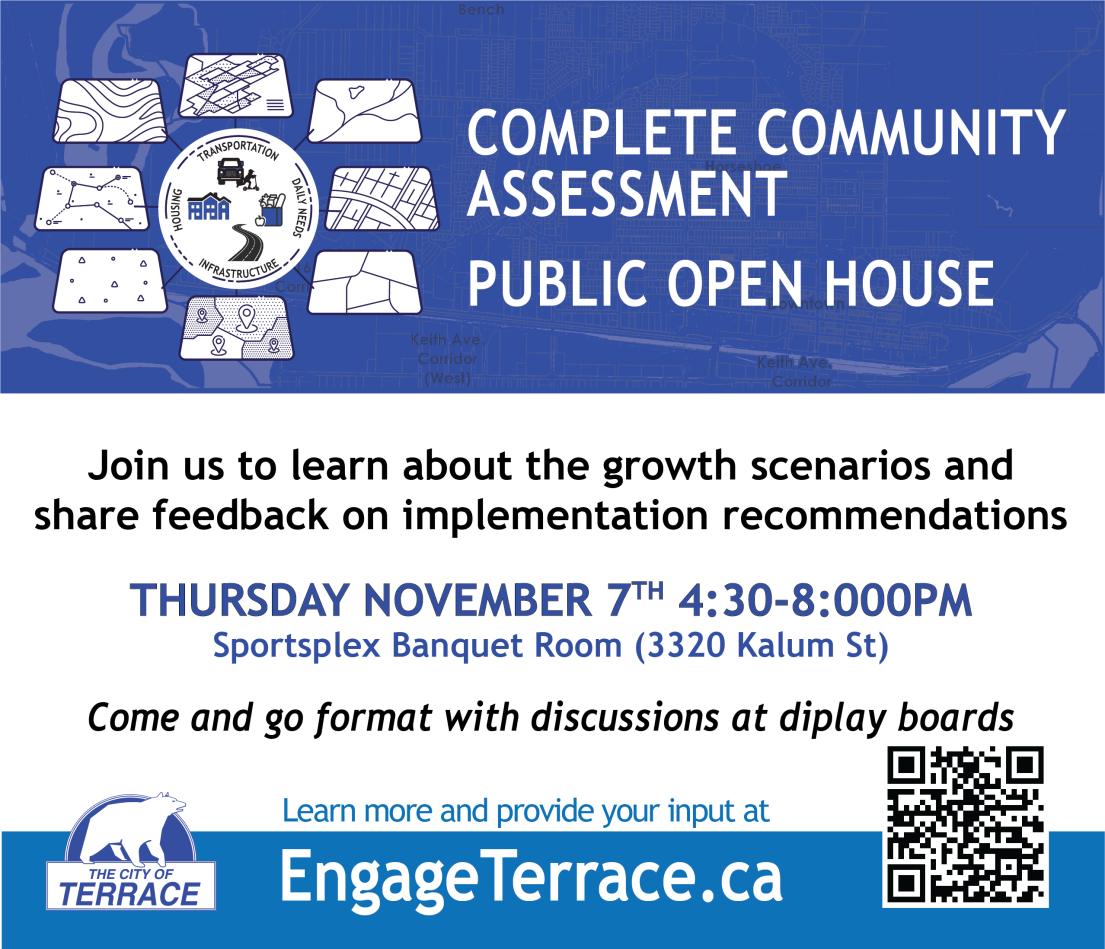 Complete communities open house poster