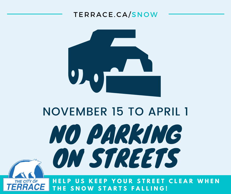 From November 15 to April 1 every year, no parking is allowed on city streets