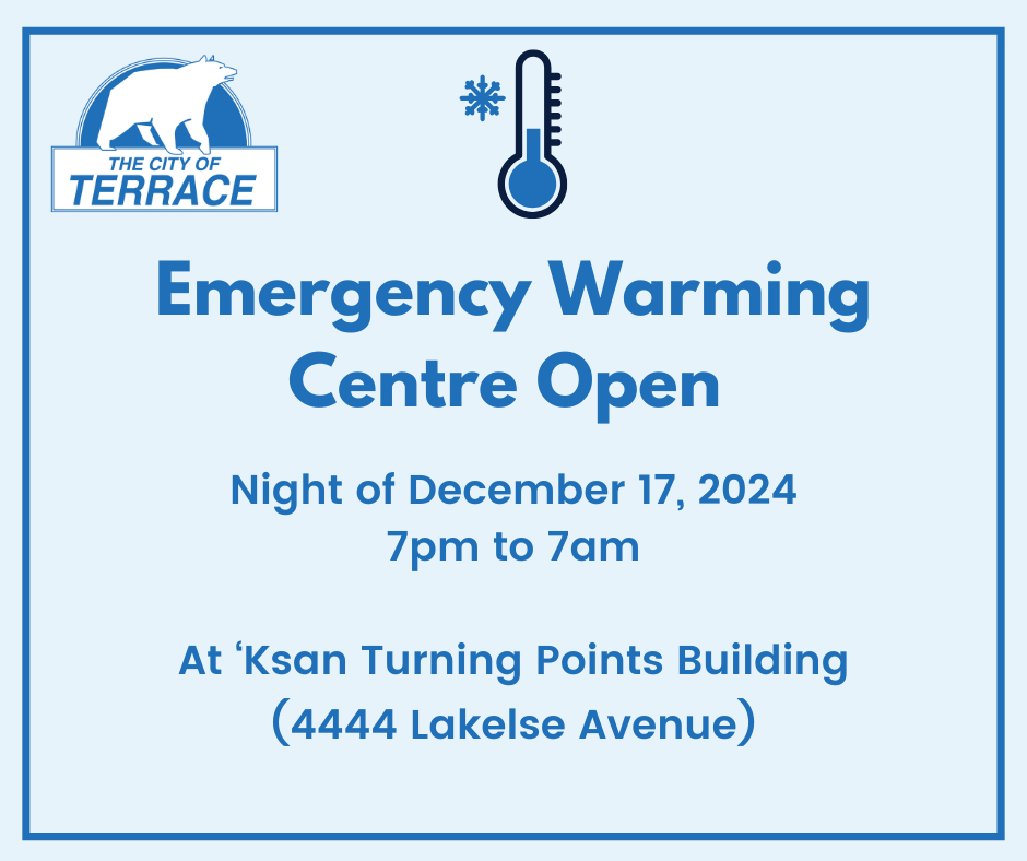 warming centre details Dec 17