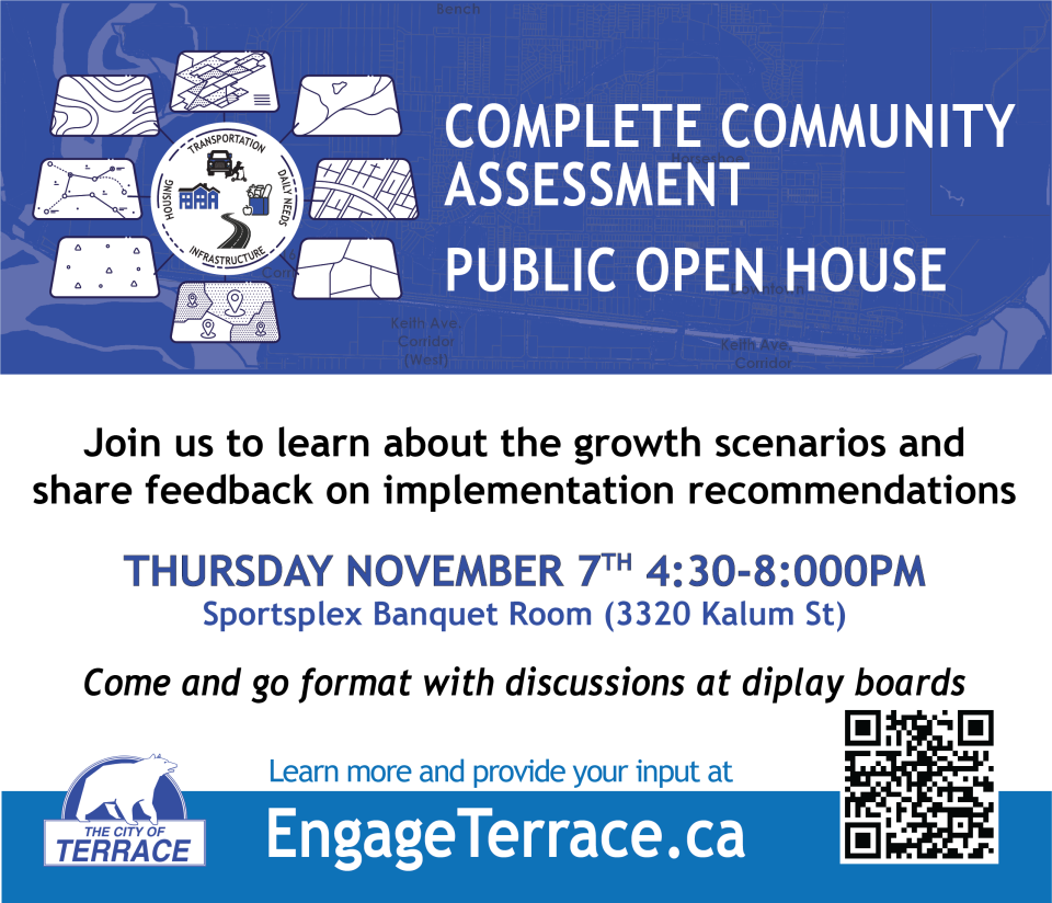 info re. Complete Community Assessment Nov 7 open house